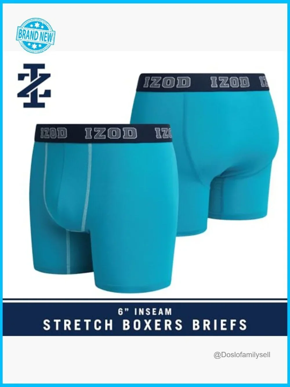Performance Boxer Briefs Ultra Soft Stretch No Fly Contour Pouch 6 Pack
